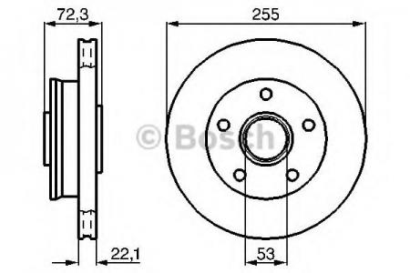 BREMSSCHEIBE 0986478562