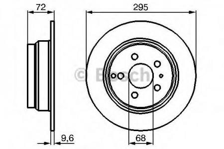 0986478628 VOLVO V70 I 2.0-2.5I/2.5TDI 97- R 0986478628