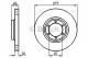 BREMSSCHEIBE 0986478635 BOSCH