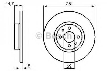 0986478677 LANCIA Lybra 1.6i 99- F 0986478677 BOSCH