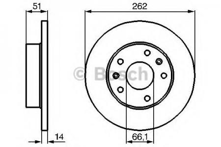   LAND ROVER FREELANDER 1.8-2.5 98-06   . D=262. 0986478991