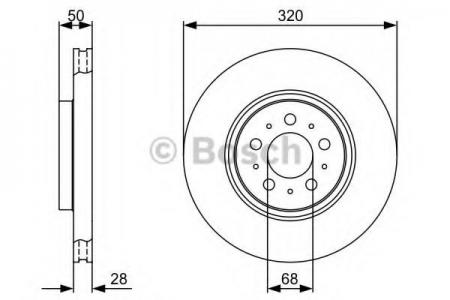   VOLVO S60 01-/S80 98-06/V70/XC70 01-  .D=320. 0986479321