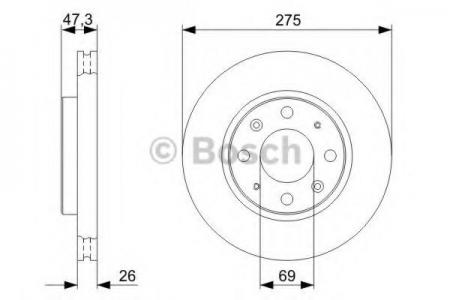   KIA CERATO (LD) 1.5-2.0 04-  .D=275. 0986479369