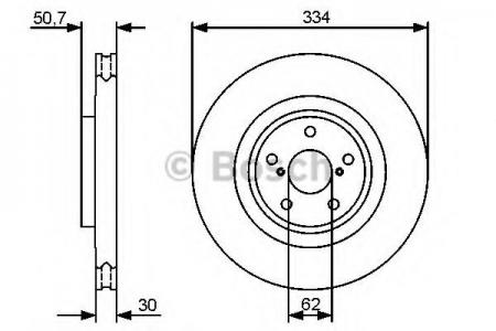 0986479433 LEXUS GS 450H/460 06- FL 0986479433