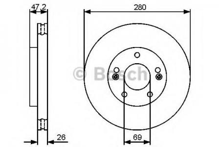   HY: i30 07 -, i30 CW 08- KIA: CEED  06 -, CEED 07 -, PRO CEED  08- 0 986 479 460 BOSCH