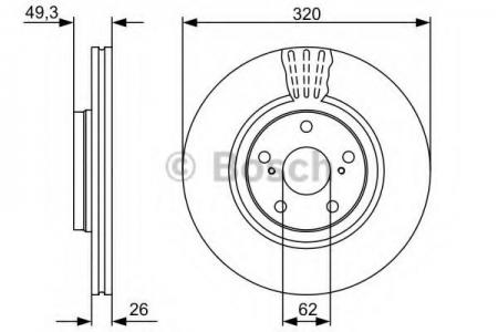 0986479562 TOYOTA AVENSIS 2.2D 09- F 0986479562