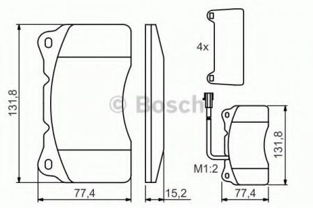 BREMSBELAG 0986494069