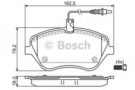 0986494098 (24133) CITROEN C5 3.0I/2.0-2.7HDI 08- 0 986 494 098