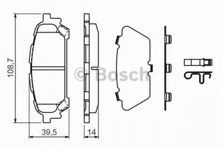 0986494232 (24331) SUBARU FORESTER 2.0-2.5I 02- R 0986494232