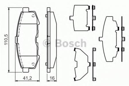 0986494319 (24215) MAZDA MPV II 2.0-3.0I/2.0DI 99- 0986494319