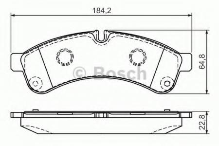 BREMSBELAG 0986494335