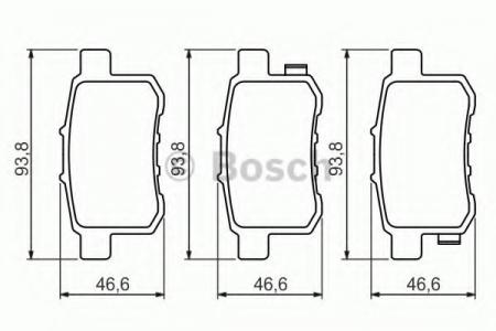    HONDA: ACCORD VIII (CU) 2.0 i/2.2 i-DTEC/2.4 (CU6)/2.4 i 08-, ACCORD VIII  2.0 i/2.2 i-DTEC/2.4 i 08- 0 986 494 338 BOSCH