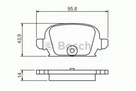 BREMSBELAG 0986494340