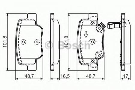     TOYOTA: VERSO (_AUR2_, _ZGR2_) 1.6/1.8/2.0 D-4D/2.2 D-4D/2.2 D-CAT 09- 0986494404