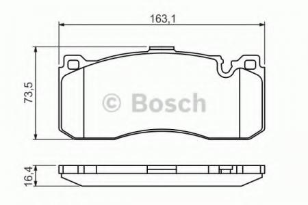 BREMSBELAG 0986494428