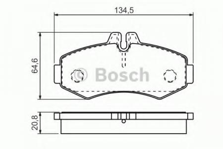 BREMSBELAG 0986494451