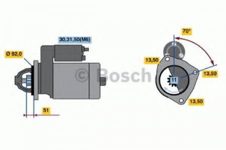 BOSCH [S10]  24V, 6.7KW 0001371004