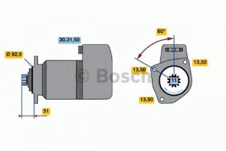 BOSCH 0986012480  24V, 6KW 0986012480