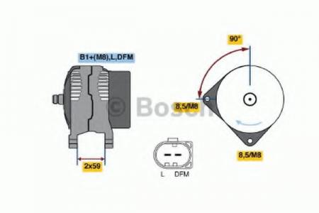  SKODA OCTAVIA 1.6/1.8T 97- 90 0124325149