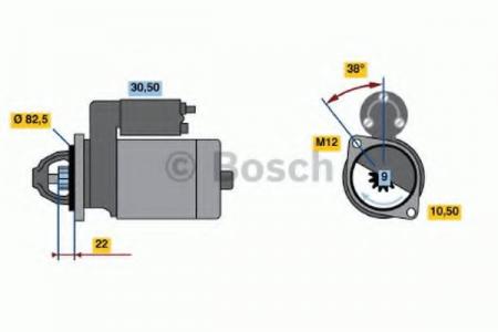 BOSCH 0986016280  12V, 1.1KW 0986016280