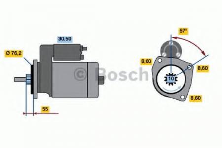 BOSCH 0986016340  12V, 2.2KW 0986016340