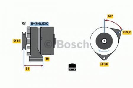 DREHSTROMGENERATOR 0986031931