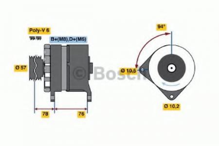 DREHSTROMGENERATOR 0986038310