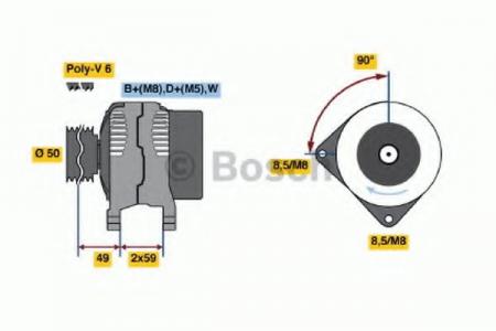 DREHSTROMGENERATOR BOSCH 0986038610 0986038610