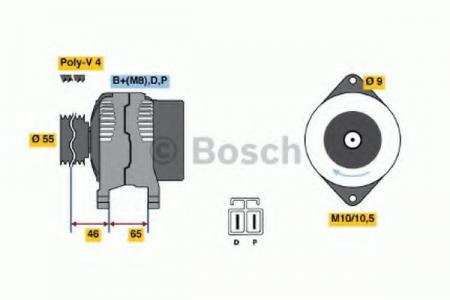 DREHSTROMGENERATOR 0986042911 BOSCH