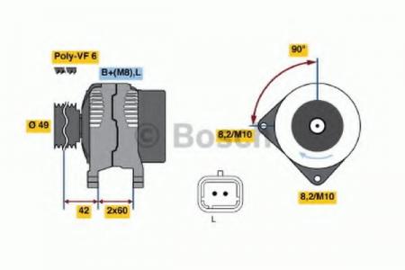 DREHSTROMGENERATOR 0986045241 BOSCH