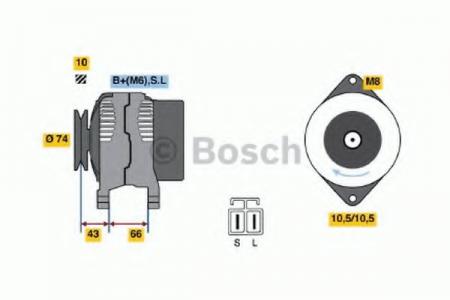 DREHSTROMGENERATOR 0986045501 BOSCH