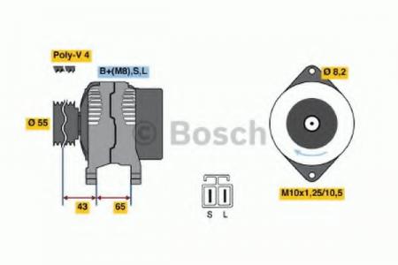 DREHSTROMGENERATOR 0986045511 BOSCH