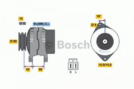 DREHSTROMGENERATOR 0986045541 BOSCH