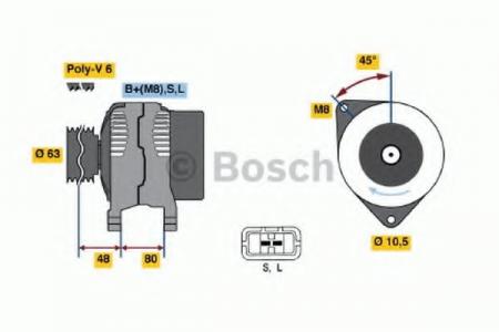 DREHSTROMGENERATOR 0986045621 BOSCH