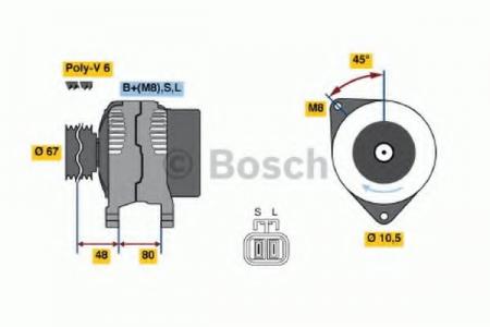 DREHSTROMGENERATOR 0986045641 BOSCH