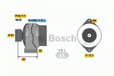 DREHSTROMGENERATOR 0986045781 BOSCH