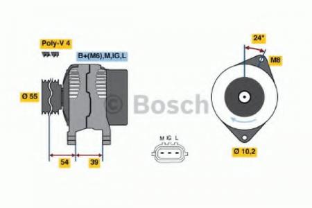 DREHSTROMGENERATOR 0986045841 BOSCH