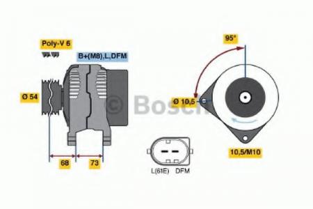 DREHSTROMGENERATOR BOSCH 0986048921 0986048921