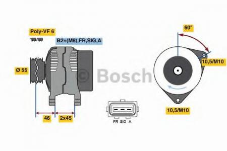 DREHSTROMGENERATOR 0986049071 BOSCH