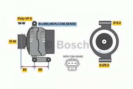 DREHSTROMGENERATOR BOSCH 0986049670 0986049670