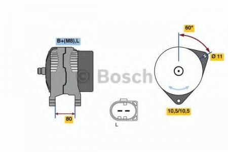 BOSCH 0986080060  14V, 110A 0986080060