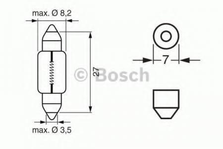    10   12V 3W SV78 PURE LIGHT ( ) 1987302226