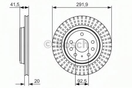   OPEL VECTRA 02-/SIGNUM 03-/SAAB 9-3 02-  .D=292. 0 986 479 950