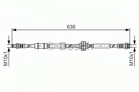 BREMSSCHLAUCH 1987481399 BOSCH