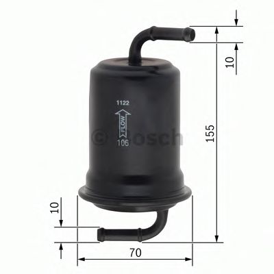 KRAFTSTOFFFILTER 0450905956 BOSCH