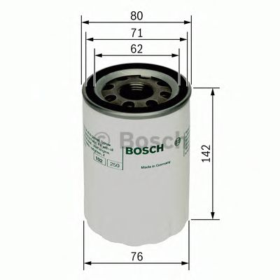 OELFILTER 0451103101 BOSCH