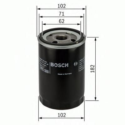 OELFILTER 0451302182 BOSCH