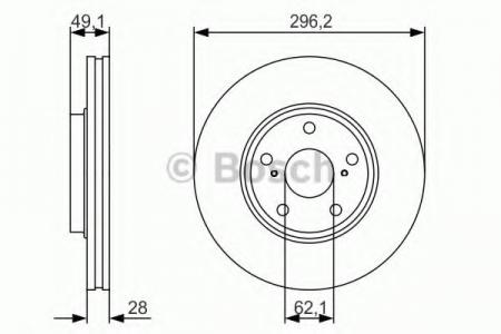   LEXUS RX300/330/350/450H 02-  .D=296. 0986479R28