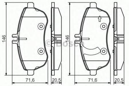   MERCEDES W204/W212  0986495104 BOSCH