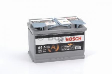  BOSCH S5 AGM 12V 70AH 760A ETN 0(R+) B13 278X175X190MM 20.09KG 0092S5A080